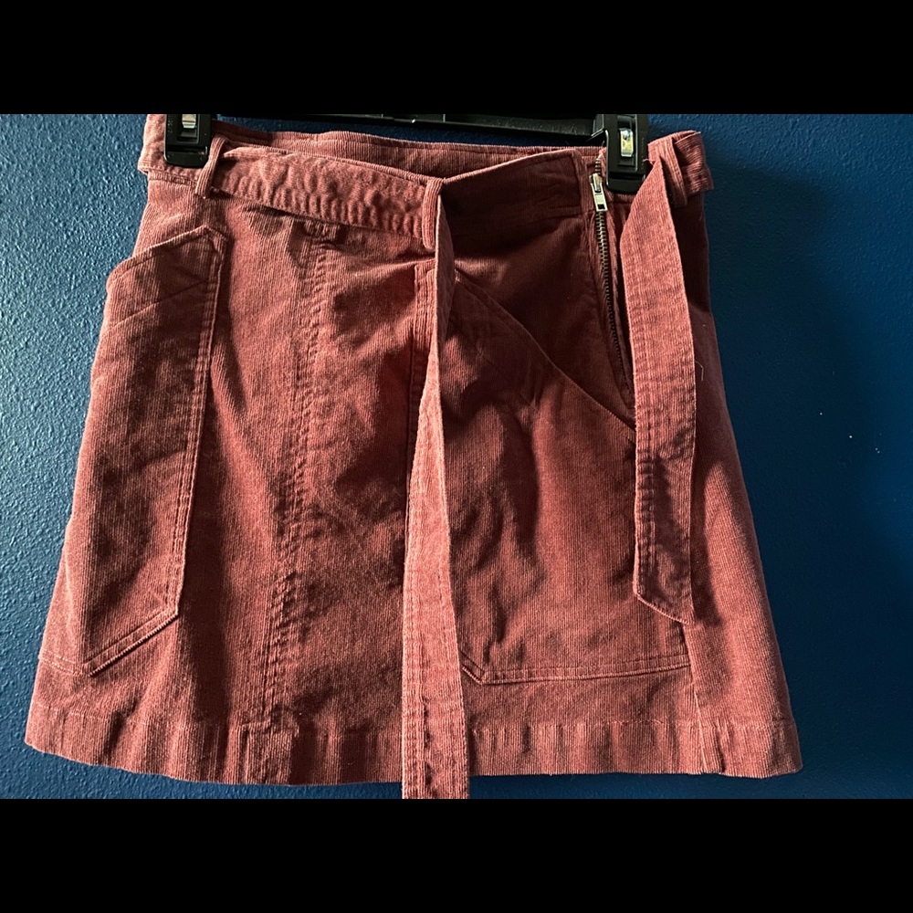 HYFVE mini velvet skirt